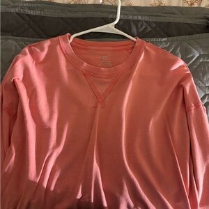 Aerie Coral Crewneck Sweatshirt